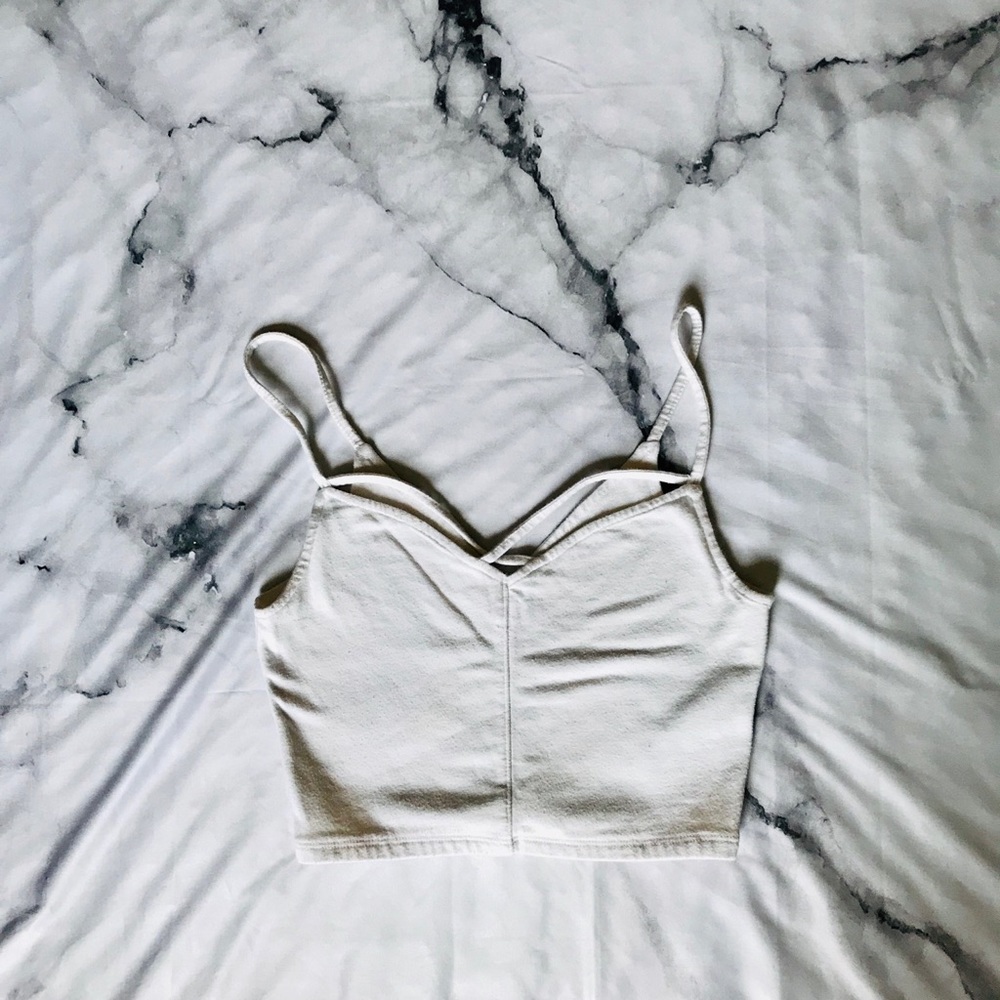 White Crop Top